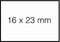 Prijsetiket 16x23mm Sato Duo 20 afneembaar wit | 50 stuks