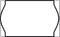 Prijsetiket 16x26mm Open-Data S14/Sato Judo afneembaar wit | 36 stuks