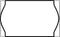 Prijsetiket 16x26mm Open-Data S14/Sato Judo afneembaar wit | 36 stuks