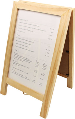Prijskaart - Hout - 15x25cm - 1 stuks