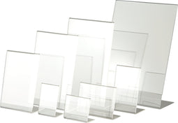 Prijskaarthouder - 12x16cm - samengesteld - transparant - 1 stuks