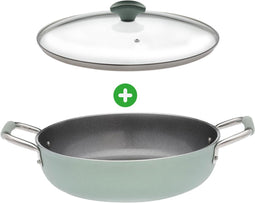 Primecook - Braadpan / Hapjespan met deksel - Ø 28 cm - PFAS-vrij - inductie - Ecoshield