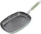 Primecook - Grillpan - 28 x 28 cm - PFAS-vrij - inductie - veilige en slijtvaste Ecoshield antikleeflaag
