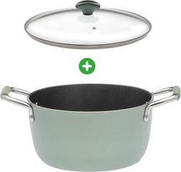 Primecook - Kookpan met deksel - Ø 28 cm - PFAS-vrij - inductie - veilige Ecoshield anti-kleeflaag
