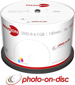 Primeon 2761206 DVD-R disc 4.7 GB 50 stuk(s) Spindel Bedrukbaar