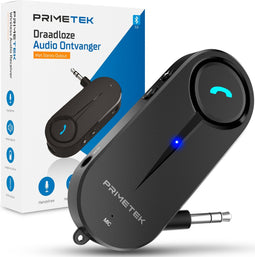 Primetek® Bluetooth Audio Receiver - BT 5.0 - Carkit - Bluetooth Receiver - Audio Adapter Receiver Dongel - Autoaccessoires