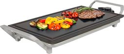 Princess 103150 Table Chef Premium Stone - Grillplaat - Bakplaat - Steengrill - PFAS-vrij - 46x26cm - Gourmet - 4 tot 6 personen - 1500W - Extra lang snoer