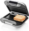 Princess 127003 Sandwichmaker Deluxe – Tosti apparaat voor 2 tosti’s – Grillplaten - Zilver