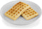 Princess 132397 Wafelijzer – 2 Belgische wafels – 4x7 - Regelbare thermostaat - Anti aanbaklaag - 1200 Watt – Wit - Gaufrier