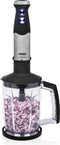 Princess 221221 Staafmixer - Hand blender - Extreem Krachtig – 1000 Watt - 4-in-1 - Staafmixerset