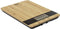 Princess 492944 Keukenweegschaal – Digitaal - Stijlvol bamboe – 1g tot 5kg - Tarra functie