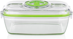 Princess 492985 Hand Vacuüm Sealer set – Elektrische vacuümpomp - Inclusief 2 glazen oven- en vershoudschalen met twee kunststof deksels - vacumeer apparaat