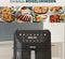 Princess Airfryer 182258 - Heteluchtfriteuse - 8 liter - Kijkvenster - Zwart - PFAS vrij - 8 automatische programma's - Digital Touchscreen - 2000 W