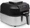 Princess Airfryer Grill XXL 182092 - 2 in 1 Grill en Heteluchtfriteuse - Temperatuurmeter - Groot 5.6 liter - 265 graden - 4 voorgeprogrammeerde programma's - RVS/Zwart