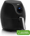 Princess Airfryer XXL 182050 - Heteluchtfriteuse - Groot 5,2 liter - Inclusief gratis bakvorm - 7 programma's - 1700 W - Zwart - Extra grote mand - temperatuurbereik 80 tot 200°C