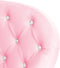 PRINCESS - Bureaustoel - Roze/Kristal - Kunstleer
