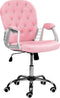 PRINCESS - Bureaustoel - Roze/Kristal - Kunstleer