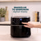 Princess Digitale Airfryer 182238 - Inclusief in hoogte verstelbaar Grillrack - Groot 4 Liter - Heteluchtfriteuse - Zwart - Digital Touchscreen - 8 Automatische Programma's