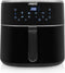 Princess Digitale Airfryer XXL 182254 - Groot - 8 liter - PFAS vrij - Heteluchtfriteuse - Inclusief in hoogte verstelbaar Grillrack - Digital Touchscreen - 8 Automatische Programma's - 1800W - Zwart
