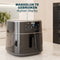 Princess Digitale Airfryer XXL 182254 - Groot - 8 liter - PFAS vrij - Heteluchtfriteuse - Inclusief in hoogte verstelbaar Grillrack - Digital Touchscreen - 8 Automatische Programma's - 1800W - Zwart