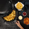 Princess Airfryer XXL 182050 - Heteluchtfriteuse - Groot 5,2 liter - Inclusief gratis bakvorm - 7 programma's - 1700 W - Zwart - Extra grote mand - temperatuurbereik 80 tot 200°C