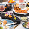 Princess Dinner4All Circle 103070 - Gourmetstel - Grill & Bakplaat - 4 Personen - Extra lang 2 meter snoer
