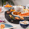 Princess Dinner4All Circle 103070 - Gourmetstel - Grill & Bakplaat - 4 Personen - Extra lang 2 meter snoer
