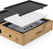 Princess Dinner4two Pure 104020 - Gourmetstel - Teppanyaki - Grill & Bakplaat - 2 meter snoer - Uit te breiden tot 10 personen - Bamboe