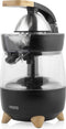 Princess Elektrische Citruspers Pure 201862 – Luxueus eigen design – 300 W – Zwart/Bamboe