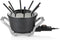 Princess Fonduepan 173100 – Elektrische fondueset - 8 personen - Geschikt voor kaas, olie, chocolade en bouillon - 2 meter snoer - Regelbare thermostaat - 1.5 liter