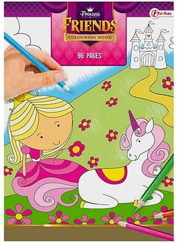 Princess Friends Kleurboek 96 Bladzijden