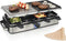 Princess Gourmetstel 162635 - Raclette 8 Personen - Steen en Grill Deluxe - 2 meter snoer - Regelbare thermostaat - 1400W