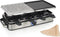 Princess Gourmetstel 162635 - Raclette 8 Personen - Steen en Grill Deluxe - 2 meter snoer - Regelbare thermostaat - 1400W
