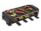 Princess Gourmetstel 162840 - Raclette Grill and Teppanyaki Party - 8 personen - 2 meter snoer - Regelbare thermostaat - 1400W - Omkeerbare bakplaat en grillplaat