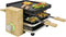 Princess Gourmetstel 162950 - Raclette Pure 4 personen - Grill & Bakplaat - Inclusief 4 pannetjes - Regelbare thermostaat - 800W - 2 meter snoer - Anti-aanbaklaag - Bamboe