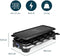 Princess Gourmetstel XL 162650 - Raclette 10 personen - Grill & Bakplaat - Groot 49x21cm - 2 meter snoer - Regelbare thermostaat - 1500W - Zwart - 10 pannetjes