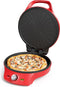 Princess Pizza maker 115007 - Tot 30 cm - Grillfunctie - Regelbare thermostaat - Rood