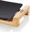Princess Table Chef Pure Black 103026 - Gourmet - Grill & Bakplaat - 50x25 cm - Regelbare thermostaat - 2 meter snoer - 2200 Watt - Bamboe