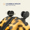 Princess Traveller Animal Print - Reiskoffer – Leopard - Large - 76 cm - Dubbele wielen