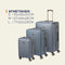 Princess Traveller PT01 - Reiskoffer - Platinum Navy - L - 77cm