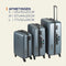 Princess Traveller PT01 Scale - Reiskoffer met geintegreerde weegschaal - Platinum Navy - L - 76cm