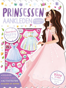 Prinsessen aankleden stickerplezier