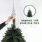 PristinePine Batis - Volle kunstkerstboom 180 cm (PE + PVC) - Stevige kerstboom - Metalen voet - Snel opgezet - 538 takken - 30 Jaar