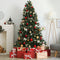 PristinePine Batis - Volle kunstkerstboom 210 cm (PE & PVC) - Stevige kerstboom - Metalen voet - Snel opgezet - 810 takken - 30 Jaar