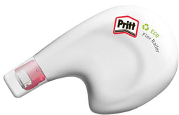 Pritt Compact Roller Correctietape | Flexibele Applicator | Geschikt voor Diverse Soorten Papier | Ideale Breedte voor Getypte Tekst | Milieuvriendelijk: 50% Gerecycled Plastic | Compact & Handig.