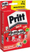 Pritt Lijmstift Value Pack 6x22 Gram | Pritt Lijmstick & Plakmiddel | School & Kantoor Lijmstift | Makkelijk & Milieuvriendelijk te gebruiken Lijmstift.