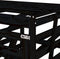 vidaXL - Containerberging - viervoudig - massief - grenenhout - zwart