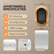 Vulpes Goods® Tech VGD02-AH0011 - Ventilatorkachel - 2 Verwarmingsstanden 1200W - Wit