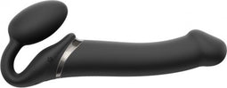 Strap-On-Me Strap On Me - Strapless Vibrerende Voorbind Dildo - Maat M - Zwart