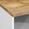 vidaXL - Nachtkastje - 40x33x46 - cm - massief - mangohout